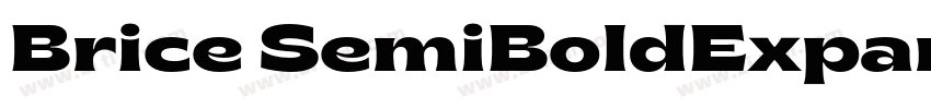 Brice SemiBoldExpand字体转换